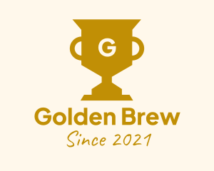 Golden Trophy Lettermark logo design