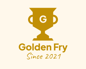 Golden Trophy Lettermark logo design