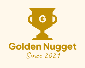 Golden Trophy Lettermark logo design