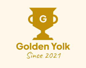 Golden Trophy Lettermark logo design