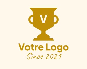 Lettermark - Golden Trophy Lettermark logo design