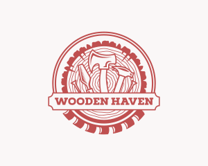 Log - Log Woodworking Tools logo design