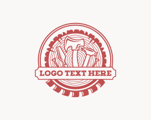 Log Woodworking Tools Logo