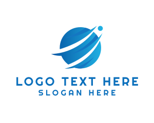 Digital - Digital Tech Globe logo design