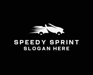 Speedy Convertible Car  logo design