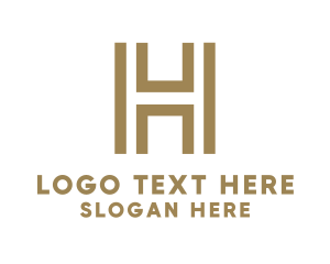 Lettermark - Elegant Modern Letter H logo design