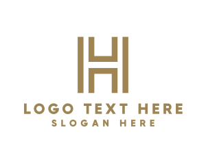 Venture Capital - Elegant Modern Letter H logo design