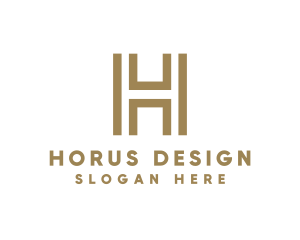 Elegant Modern Letter H logo design