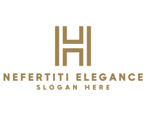 Elegant Modern Letter H logo design