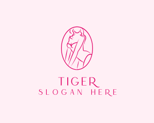 Bikini Lingerie Lady Logo