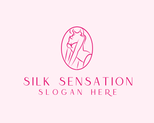 Sensual - Bikini Lingerie Lady logo design