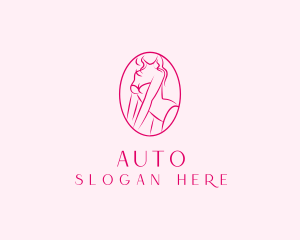 Swimwear - Bikini Lingerie Lady logo design