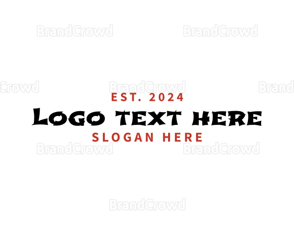 Asian Restaurant Business Logo