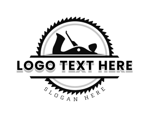 Wood - Minimalist Hand Planer Saw logo design