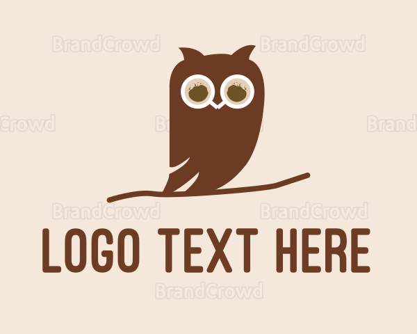 Brown Owl Bird Cafe Logo