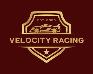 Premium Racing Car logo design