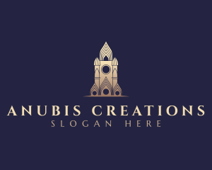 Gothic Cathedral Architecture logo design