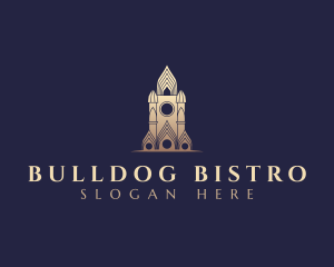 Gothic Cathedral Architecture logo design