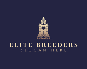 Gothic Cathedral Architecture logo design