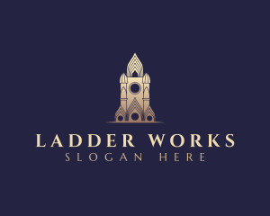 Gothic Cathedral Architecture logo design