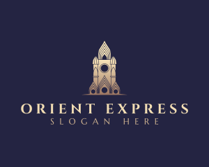 Gothic Cathedral Architecture logo design