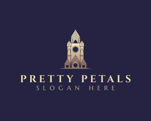 Gothic Cathedral Architecture logo design