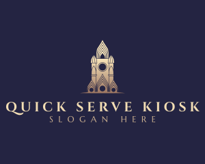 Gothic Cathedral Architecture logo design