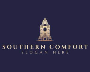 Gothic Cathedral Architecture logo design