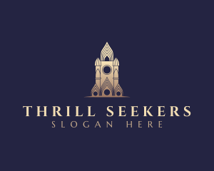 Gothic Cathedral Architecture logo design