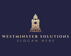 Gothic Cathedral Architecture logo design