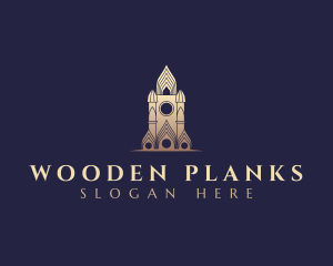 Gothic Cathedral Architecture logo design