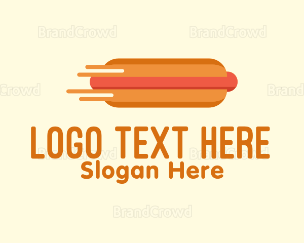 Fast Hot Dog Stand Logo