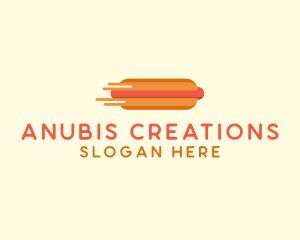 Fast Hot Dog Stand logo design