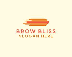 Fast Hot Dog Stand logo design