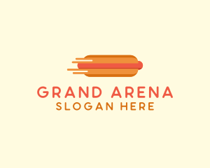 Fast Hot Dog Stand logo design