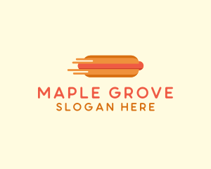 Fast Hot Dog Stand logo design