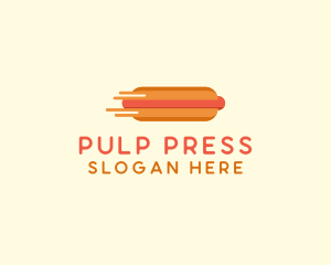 Fast Hot Dog Stand logo design