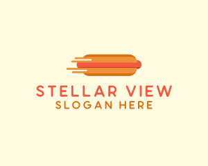 Fast Hot Dog Stand logo design