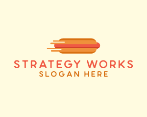 Fast Hot Dog Stand logo design