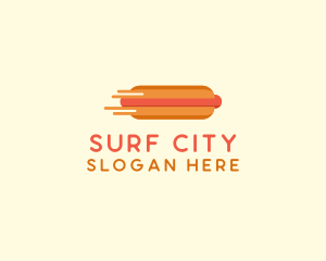 Fast Hot Dog Stand logo design