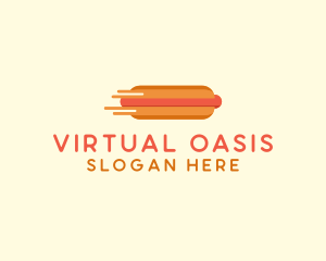 Fast Hot Dog Stand logo design