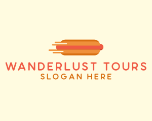 Fast Hot Dog Stand logo design