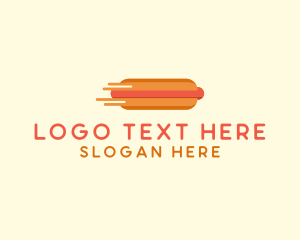 Food Truck - Fast Hot Dog Stand logo design