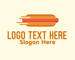Hot - Fast Hot Dog Stand logo design
