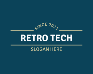 Retro Clothing Store logo design