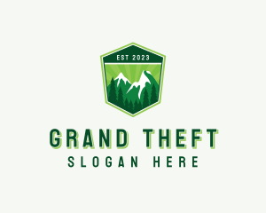 Mountain Hiking Outdoor Logo