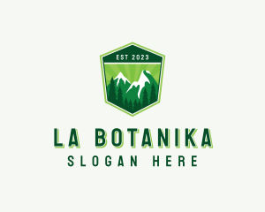 Mountain Hiking Outdoor Logo