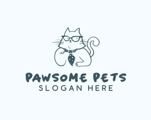 Pet Cat logo design