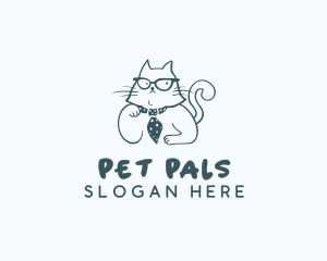 Pet Cat logo design