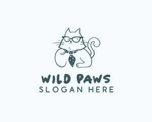 Pet Cat logo design